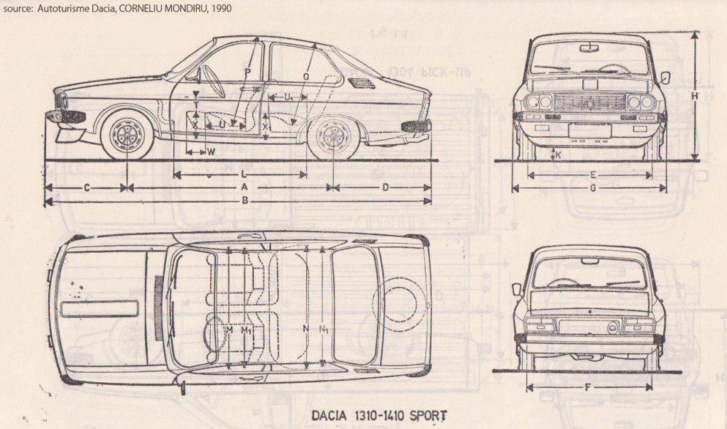 fisa tehnica dacia 1310-1410 sport